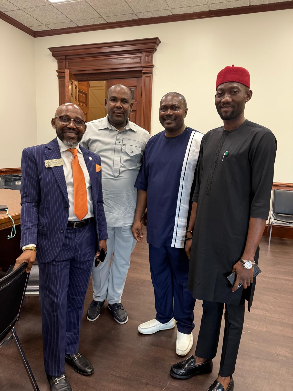 Nigerian-American Member of Parliament visit to Georgia State Parliament